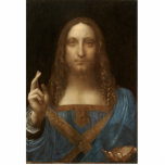 Salvator Mundi von Leonardo da Vinci Fotoskulptur Magnet<br><div class="desc">Salvator Mundi von Leonardo da Vinci. Schönes Meisterwerk der Renaissance,  das Jesus Christus darstellt. Große Geschenke für Christen,  Weihnachtsgeschenke Ideen und Geschenke für Kunstliebhaber.</div>