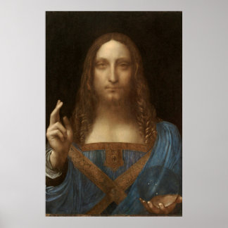 Salvator Mundi von Leonardo da Vinci Poster