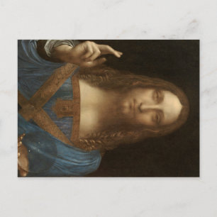 Salvator Mundi von Leonardo da Vinci Postkarte