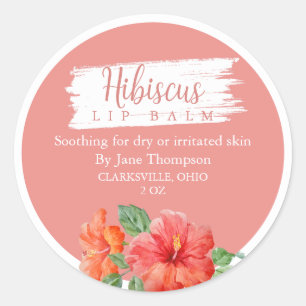 Salve d'Hibiscus / baume / Étiquette de savon