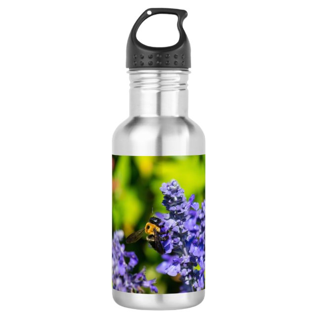 Salvia mit Hummel Edelstahlflasche (Vorderseite)