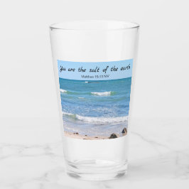 Salz des Fotos der Ozeanbibel Glas