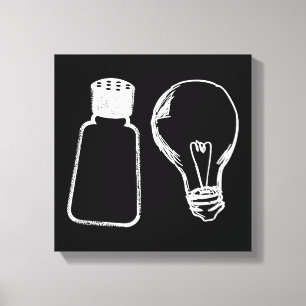 Salz & Licht sein Salz Bibel Verse Matthew 513-1 Leinwanddruck