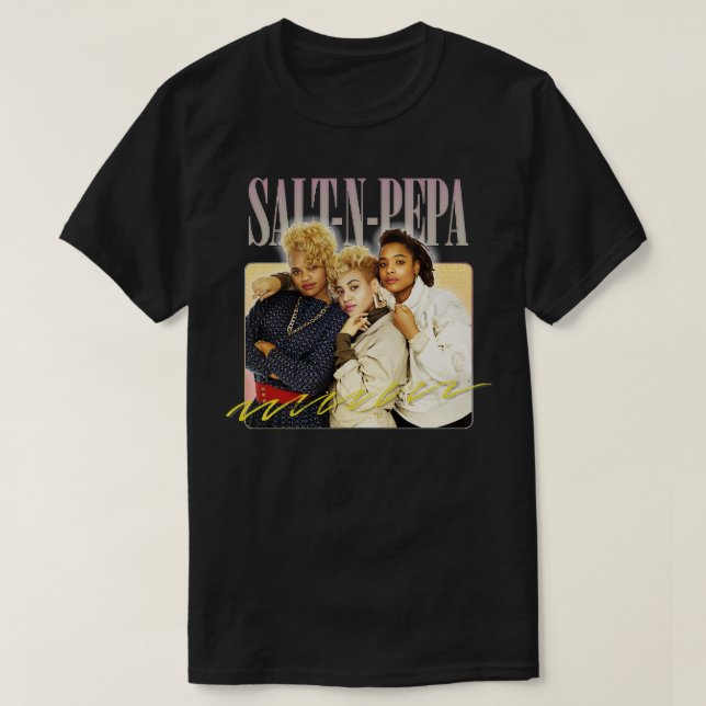 Salz N Pepa 80er Ästhetische Gestaltung 2 T-Shirt (Design vorne)