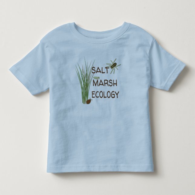 Salz-Sumpf-Ökologie - Kleinkind-T - Shirt (Vorderseite)