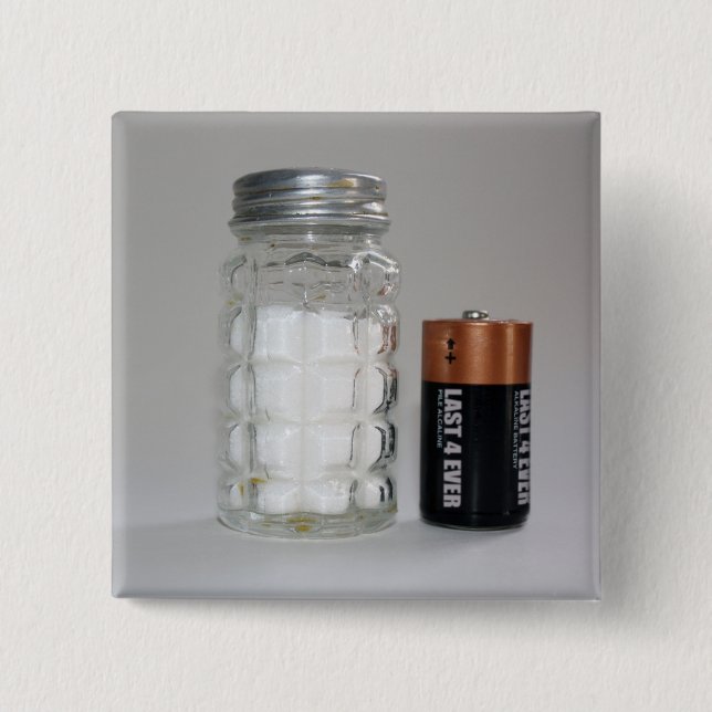 Salz und Batterie Button (Vorderseite)