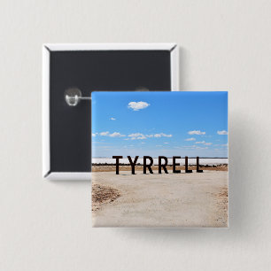 Salz und Himmel am Lake Tyrrell Australien Button