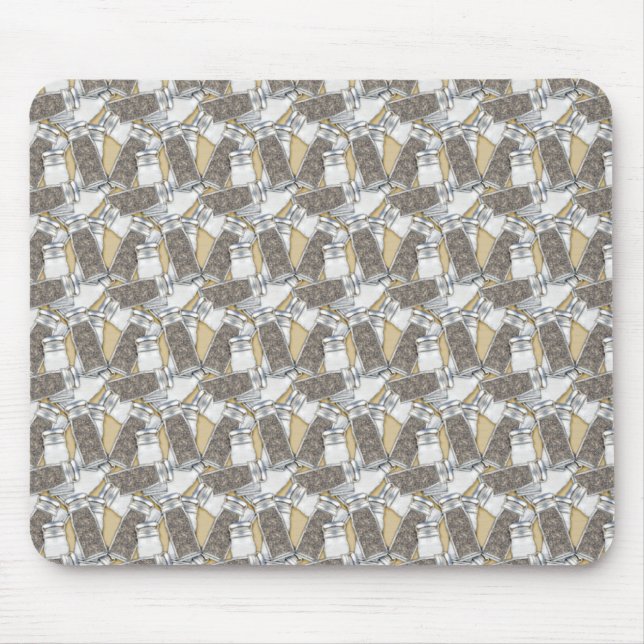 Salz- und Pepper-Muster Mousepad (Vorne)