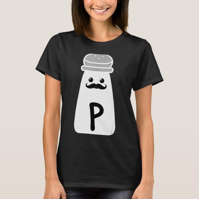 Salz- und Pfeffer-Halloween-Kostüme  T-Shirt (Vorderseite)