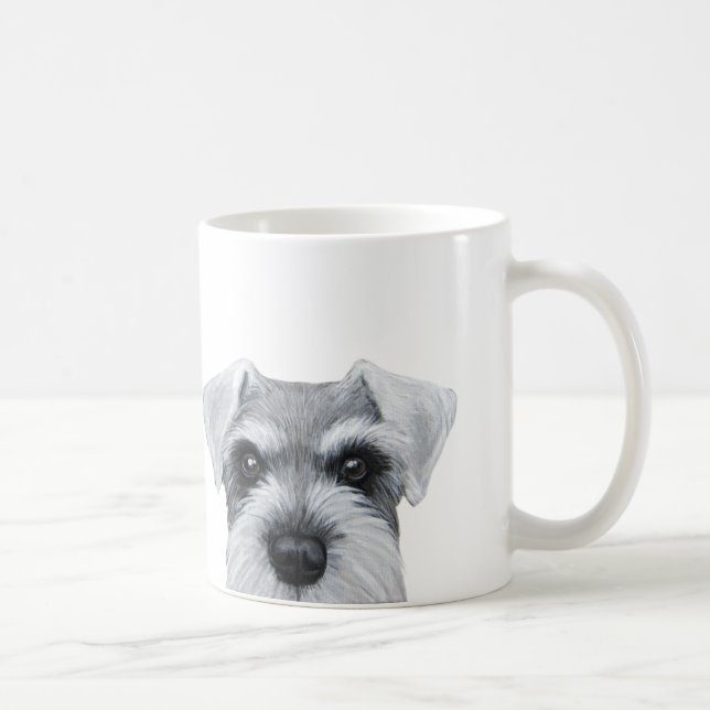 Salz und Pfeffer Schnauzer, Grau, ursprünglich Kaffeetasse (Rechts)