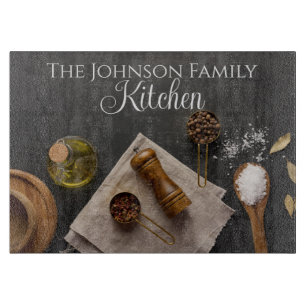 Salz- und Pfefferschneidkammer Schneidebrett