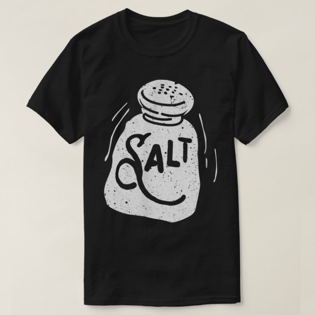 Salz und Pfefferschüttler für Halloween-Kostüme T-Shirt (Design vorne)
