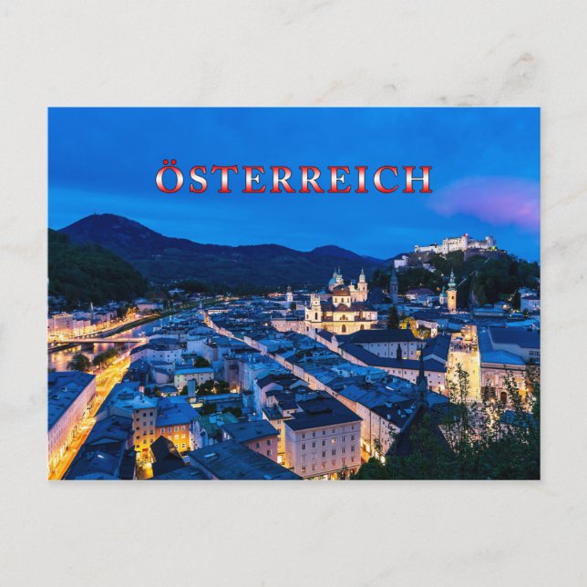Salzburg 001N Postkarte (Vorderseite)