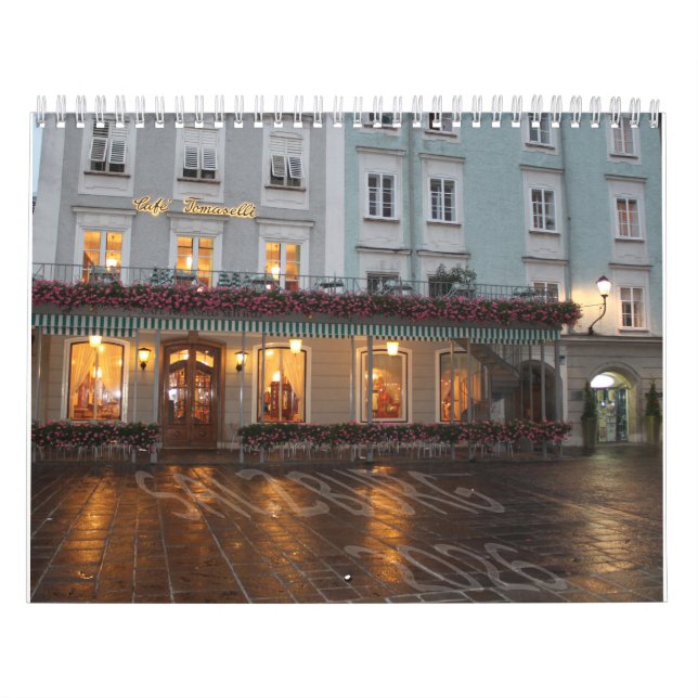 Salzburg 2026 Wall Calendar Kalender (Titelbild)