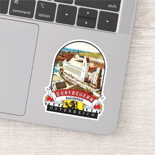 Salzburg Dorfbeuern Österreich Souvenir  Aufkleber