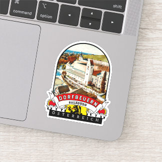 Salzburg Dorfbeuern Österreich Souvenir Aufkleber