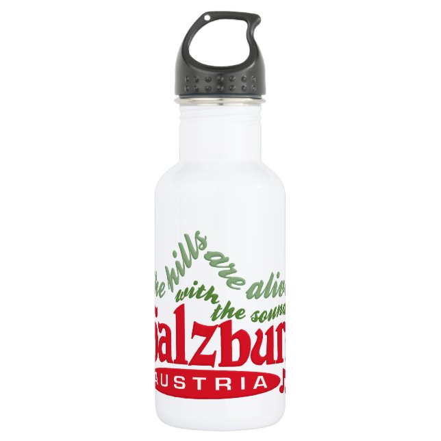 Salzburg Edelstahlflasche (Vorderseite)