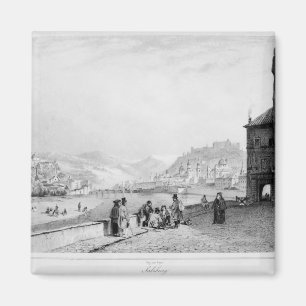 Salzburg, graviert von Bayot u. von Cuvilier, 1840 Magnet