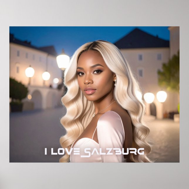 SALZBURG - I LOVE SALZBURG POSTER (Vorne)