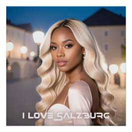 SALZBURG - ICH LIEBE SALZBURG POSTER