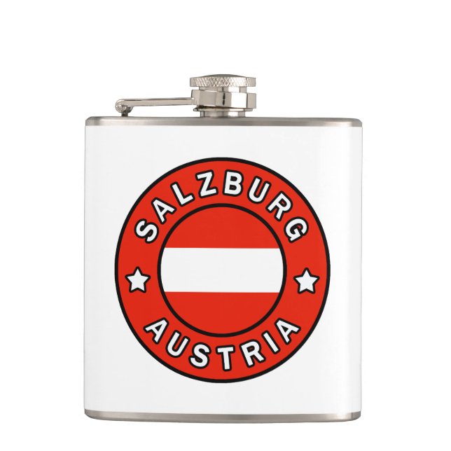 Salzburg Österreich Flachmann (Vorderseite)