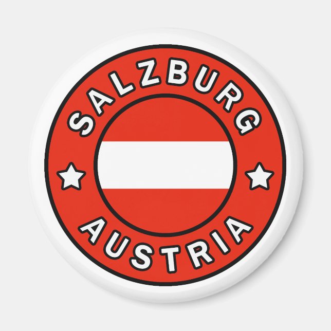 Salzburg Österreich Magnet (Vorne)