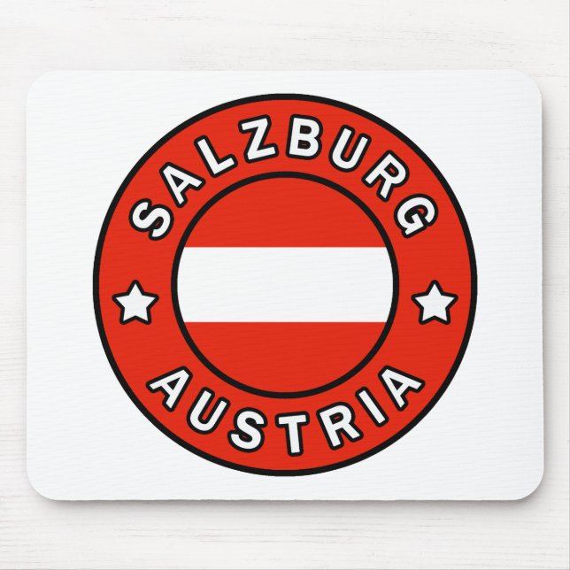 Salzburg Österreich Mousepad (Vorne)