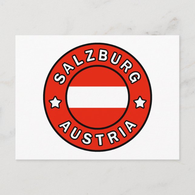 Salzburg Österreich Postkarte (Vorderseite)