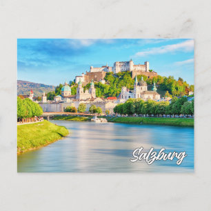 Salzburg, Österreich Postkarte