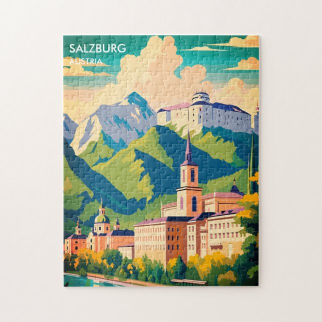 Salzburg Österreich Reisen (Vertikal)