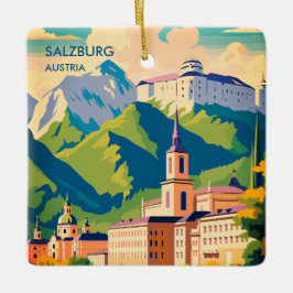 Salzburg Österreich Reisen Keramikornament