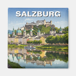 Salzburg Österreich Reisen Magnet