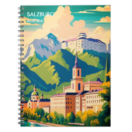 Salzburg Österreich Reisen Notizblock