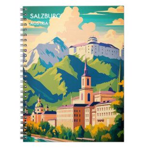 Salzburg Österreich Reisen Notizblock