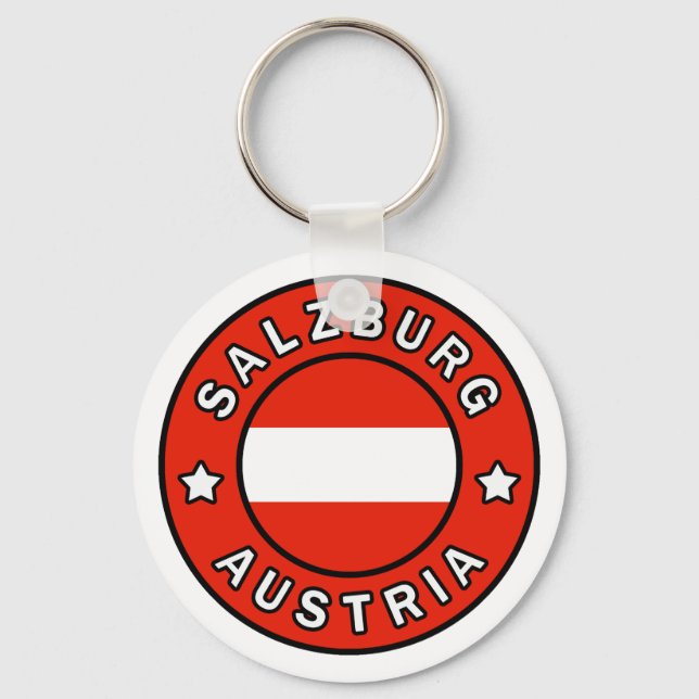 Salzburg Österreich Schlüsselanhänger (Vorderseite)