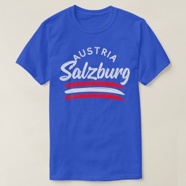 Salzburg Österreich T-Shirt (Design vorne)