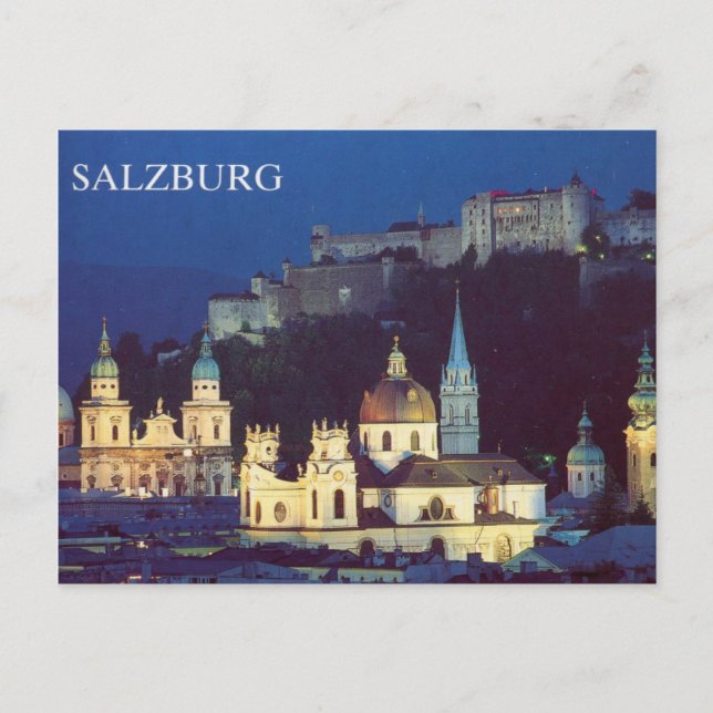 Salzburg Postkarte (Vorderseite)