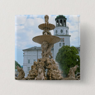 Salzburg Residenz Fountain Button
