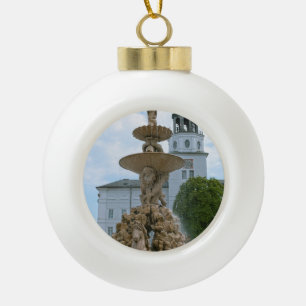 Salzburg Residenz Fountain Keramik Kugel-Ornament
