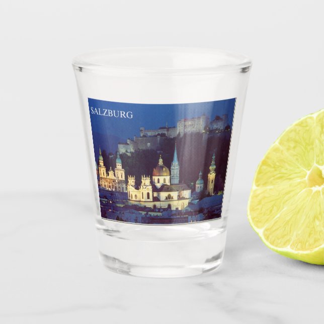 Salzburg Schnapsglas (Vorderseite)