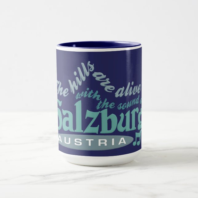 Salzburg-Tassen - wählen Sie Art u. Farbe Tasse (Zentrum)