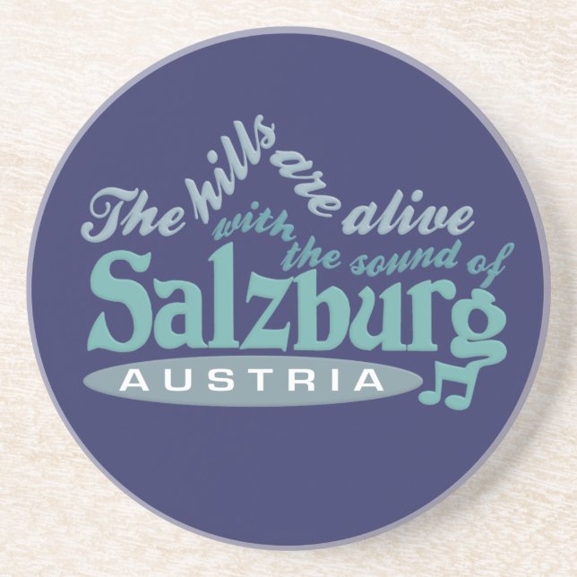 Salzburg-Untersetzer Sandstein Untersetzer (Vorne)