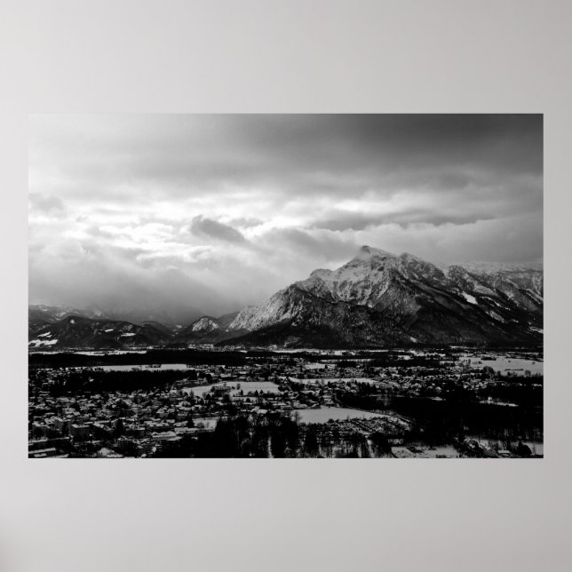 Salzburger Berge Poster (Vorne)