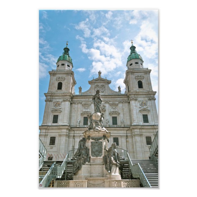 Salzburger Dom Fotodruck (Vorne)