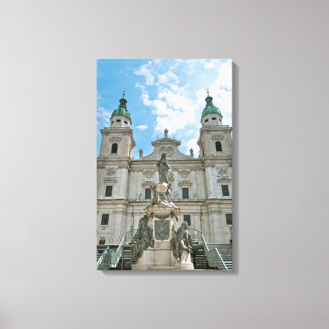 Salzburger Dom Leinwanddruck (Vorderseite)