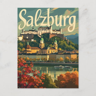 Salzburger Vintage Postkarte