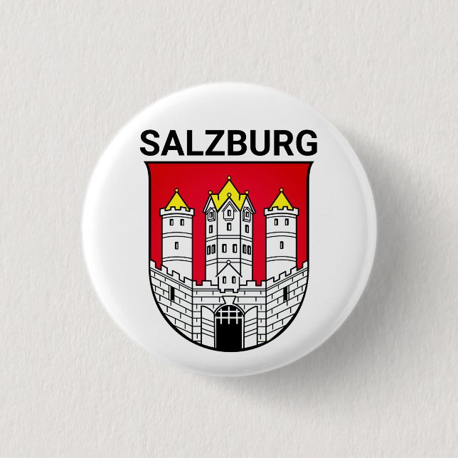 Salzburger Wappen - ÖSTERREICH Button (Vorderseite)
