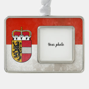 Salzburgerland Rahmen-Ornament Silber