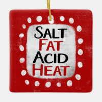 Salzfett-Säure-Heat-Ornament