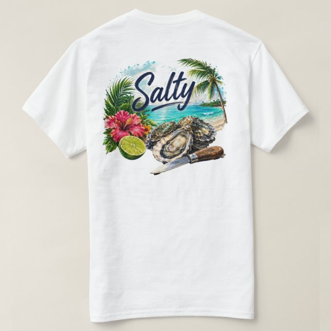 Salzig T-Shirt (Design Rückseite)